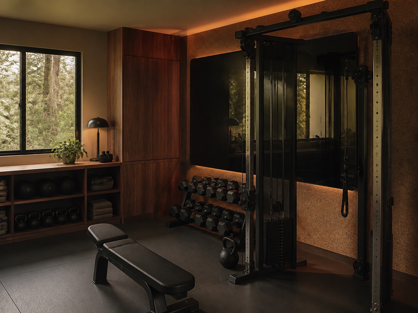 Home gyms construction and design inspiration